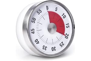 Visual Kitchen Timer magnetisk timer visuell analog timer 60 timer nedräkning tidshanteringsverktyg för