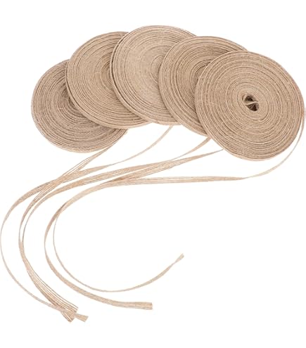 G2PLUS Jute lint in vintage-stijl, rol van jute, decoratief, voor bruiloft, cadeau, decoratie, knutselen (2 cm G2PLUS Jute lint in vintage-stijl, rol van jute, decoratief, voor bruiloft, cadeau, decoratie, knutselen (2 cm