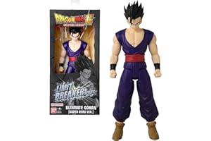 BANDAI - Dragon Ball Super - Riesenlimitbrecherfigur - Ultimate Gohan - Offizielle Dragon Ball Lizenz - Große gelenkige Ultimate Gohan Figur - Spielzeug für Kinder ab 4 Jahren - 36756