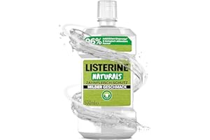 ‎LISTERINE LISTERINE Naturals Gum Protection 500 ml, Biodegradable Mouthwash with Mild Flavour, Antibacterial Mouthwash Alcohol Free for Healthy Gums