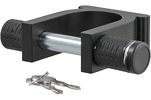 CURT 23255 5th Wheel Trailer Lock for 2-Inch King Pin, CARBIDE BLACK POWDER COAT