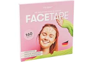 ‎KINTEX Kintex FaceTape – Vorgeschnittenes Tape für Gesichtspartien wie Stirn, Kinn und Wangen, hautfreundlich & ohne Wirkstoffe