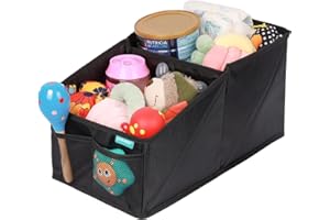 APRAMO Rücksitz-Organizer Für einfaches Verstauen, Autositz Organizer für den Rücksitz oder Kofferraum, Rücksitz-Spielzeugtasche für Ordnung auf der Rückbank, Faltbarer Aufbewahrungs-Organizer