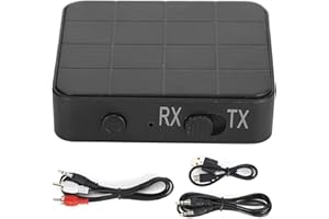 Socobeta Tragbarer Bluetooth-Sender Einfach zu tragender professioneller Bluetooth-Empfänger mit Langer Lebensdauer für Nicht-Bluetooth-Fernseher und Stereoanlage