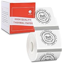 Phomemo Etichette Termiche Rotonde 30x30mm - 200/Rotolo, Per Stampanti M110 M120 Ecc., Autoadesive