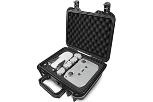 LEKUFEE Estuche Rigido para dji Mini 4K/dji Mini 2 Drone y Mavic Mini 2 Drone Accesorios (Espuma EVA Color - Negro)