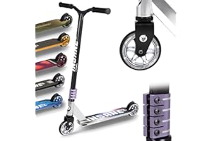 ‎FUN PRO fun pro Stunt Scooter Insane2, Stunt Roller mit ABEC 9 Lager, Scooter mit Griptape, 110 mm Rollen mit Alufelgen, Non E Scooter für Kinder & Erwachsene, Cityroller bis 100 kg, 36 M Garantie