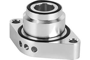 MOTHINESSTO Flangia della valvola di sfiato in alluminio billet CNC di alta qualità, adattatore BOV, per un utilizzo affidabile per motori turbo Seat Ibiza TSi 1.4L.