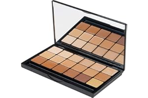 Graftobian Warm Undertone Foundation Super Palette | Ultra HD Glamour Crème | 30245 | High Definition Crème Makeup Foundation Palette | 18 Well Makeup Set | (Cruelty Free & Safe for Sensitive Skin)