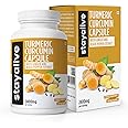 StayAlive Turmeric Capsules 2400mg, 95% Curcuminoids w/Ginger & Black Pepper, 120 Curcumin Capsules, Immunity Booster for Adults, Anti-Inflammatory Supplement, Turmeric Powder Extract for Skin & Joint