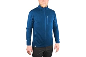 ALPIN LOACKER Veste polaire homme Merino 270 g/m² pour randonnée, ski et running