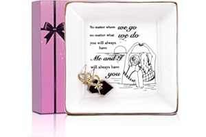 FORAGIFT Sister Birthday Gifts From Sister Trinket Dish - No Matter Where We Go, No Matter What We Do, You Will Always Have Me and I Will Always Have You