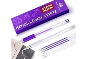 Lange & König® Heat Fabric Marker Set for Sewing & Quilting [400 m Writing Length] - Sewing Accessories Tailor's Chalk Alternative Sewing Machine Accessories Sewing & Fabrics Sewing Kit Sewing
