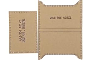 GAROSA modello di sacchetto di carta stampo portafogli in acrilico trasparente per strumenti di fabbricazione artigianale in pelle fai da te2 pezzi modello trasparente Handcraft Tools