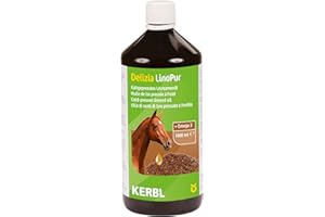 Kerbl LinoPur Aceite de Lino Complemento Alimentario para Caballo 1000 ML
