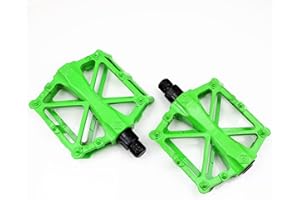 RHINORO Paire de pédales de vélo BMX VTT 9/16" en métal robuste