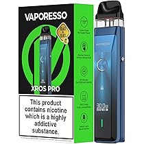 XROS Pro Pod Kit For Vaporesso, 1200mAh Battery, Automatic Inhale  Activation Technology, Leak-Resistant, 2ml Cartridge Capacity, No Nicotine,  (Blue): Amazon.co.uk: Electronics & Photo
