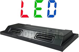 ZooPaul LED 80x35 cm Aquarium Terrarium Abdeckung Beleuchtung Deckel schwarz Lux
