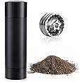 Luvan Metal Pepper Mill Grinder with 430 Stainless Steel Grinding Core, High Output Pepper Grinder from Coarse to Fine, Professional Adjustable Manual Peppers
