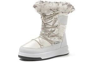 JOMIX Stivali Doposci da Donna Stivaletti Pelosi Impermeabile Calde