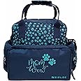 IFFOVERSEAS ZIPLOC Polyester Adjustable Strap Diaper Bag for Women (Blue)