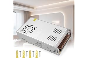 KSIBNW 12V 40A Alimentatore 480W Trasformatore AC 110/220V a DC 12Volt 40A 480W Interruttore Alimentatore Trasformatore di Alimentazione LED Driver Transformer Trasformatori per 12V LED Striscia