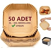 Orret Home Airfrey Baking Paper,XL,XXL Parchment Paper For Airfreys,For Hot Air Fryers Resistant To Liquid And Oil