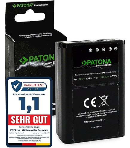Newmowa BLN-1 Vervangende batterij (2-pack) en Smart LCD-scherm Dual USB- oplader voor Olympus BLN-1, BCN-1 en Olympus OM-D E-M1, OM-D E-M5, Pen E-P5, Pen-F, OM-D E-M5 II
