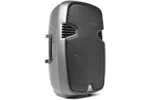 SKYTEC Vonyx SPJ-1500A - Altavoz Activo de 800 W con woofer de 15 Pulgadas, Entrada de micrófono y de línea, Carcasa Robusta de ABS, Salida de Linea, DJ's, músicos, actuaciones y discursos