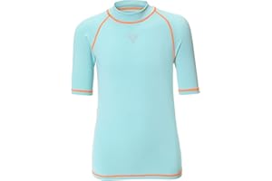 Varsany Girls Boys Kids Rash Vest – UV Protection, Rash Guard, Fast Drying, Flat Seams, Stretchy Fabric, Perfect for Swimming, Beach, Water Sports and Holiday