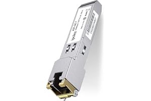 ipolex 1.25G SFP to RJ45 Copper Transceiver, 1000Base-T Mini GBIC Module Compatible with Cisco GLC-T/SFP-GE-T, Meraki MA-SFP-1GB-TX, Ubiquiti UF-RJ45-1g, Mikrotik S-RJ01 etc. up to 100 meters.