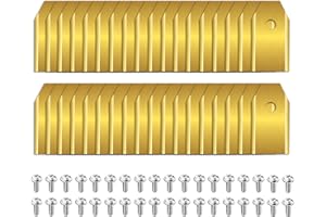 SONGYEA Lames de rechange 36 pcs en acier inoxydable compatibles i105/108E, H1500/3000E-VF, X315/330E, Gardena Sileno Minimo