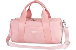 PHSYNI Sac De Sport Homme Or Femme,Sac De Voyage Homme Femme,avec Compartiment À Chaussures Et Poche Imperméable,pour Les Voyages, La Danse, Sportives Sac D'entraînement