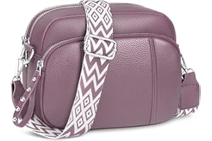 Juyano Torebka damska na ramię, torebka listonoszka z paskiem ze skóry z poliuretanu, torebka na ramię z regulowanym paskiem, damska modna torebka na zakupy, do pracy