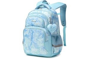 Cusangel Schulrucksack für jungen,kinderrucksäcke mit Brustgurt kinder,Grosse Kapazität Grundschulrucksack,Rucksack,ab der 1-7.Klasse mädchen