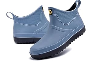 GURGER Męskie Krótkie Buty gumowe Buty Wodoodporne Buty
