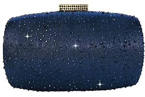 Boutique De FGG Borse da Sera per Donne Pochette e Clutch di Cristallo Borse da Sposa con Strass Minaudiere in Diamanti, Piccolo