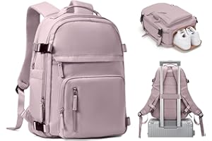 UPPACK Zaino Bagaglio a Mano Donna Zaino Ryanair 40x20x25 Zaino Da Viaggio Con Scomparto per Scarpe Zaino Pc Donna Zaino Donna Elegante Borsa Università Donna