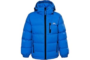 Trespass Men's Clip Warm Padded Waterproof Rain Jacket with Removable Hood (Pack of 1)