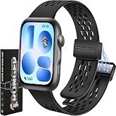 Rongep [Air-Loop] Huawei Watch Fit 5/Fit 5 Pro/Fit 4/Fit 4 Pro/Fit 3 ile Uyumlu Kordon Manyetik Kilit Mekanizmalı Fit 5 Kordo