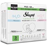 Sleepy Natural Double Soft Avantajlı Mega Paket Bebek Bezi 3 Numara Midi 68 Adet