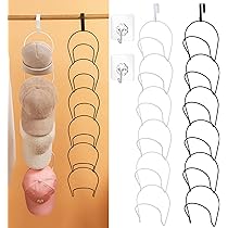 10 Ganci Per Cappelli Da Parete - Organizzatore Per Cappelli Baseball, Sciarpe E Accessori - Foto 11