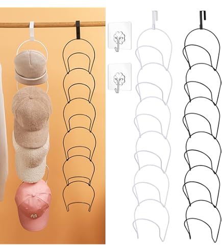 Lot De 2 Porte Casquette, Porte Casquette Mural, Organisateur