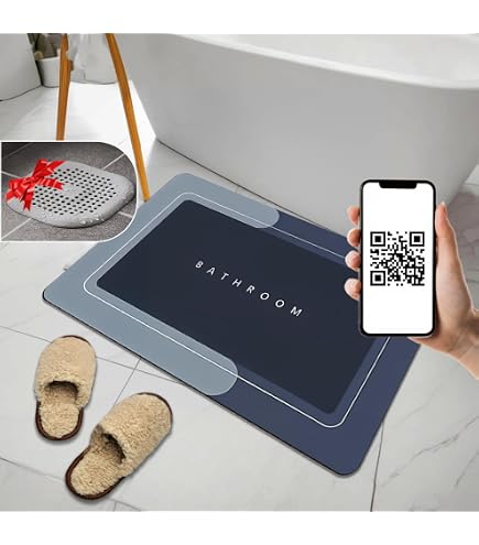 Alfombra De Diatomita Para Baño Antideslizante - Absorbe Rápido El Agua, Lavable, Ideal Para Ducha, Bañera O Cocina, Color Rosa 50x80cm