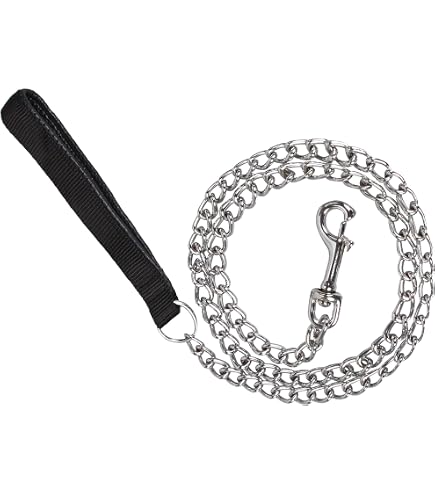 Robuste Hundeleine Aus Aluminium Mit Ledergriff – 96,5 Cm Metallleine Mit Sicherheitshaken – Stylisches Accessoire Für Deinen Hund