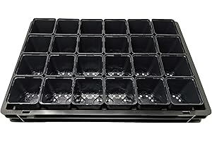 GREEN24 Wannen-Set KGT-24 Gärtner PRO mit Wanne, Bewässerungs-Kapillar-Matte, Gitterplatte, 24 Töpfen 9x9x9,5cm