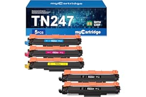 MYCARTRIDGE Zamiennik do Brother TN-243CMYK TN247 Toner kompatybilny z tonerem Brother MFC L3750CDW MFC-L3770CDW MFC-L3750CDW DCP-L3550CDW TN243CMYK TN-247 TN-243 5 zestaw 5 sztuk
