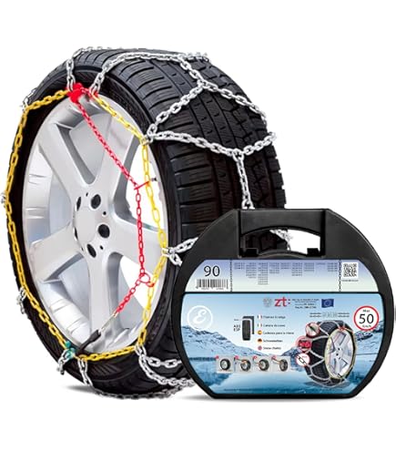 Catene Da Neve Kippen 1168CX - Maglia A Rombo 9mm, Gruppo KNS 60, Per Auto Con ABS E Pneumatici Lari - Foto 10