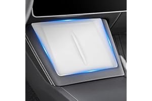 frani Center Console Silicone Mat Designed for Tesla Model 3 Highland Refresh,Non-Slip Design Tesla Model 3 Accessories 2024 2025 White