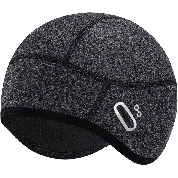Pack De 3 Bonnets Cyclisme Sous Casque - Polyester Coupe-Vent - Homme/Femme - Noir, Gris, Bleu